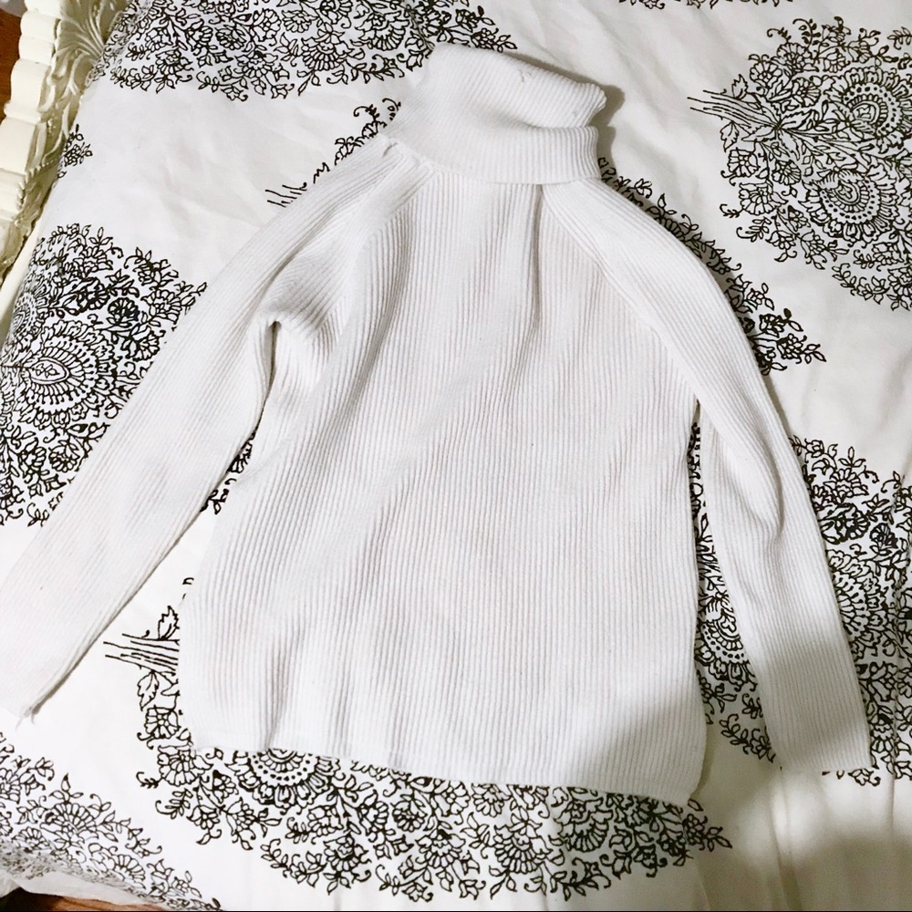 White turtleneck